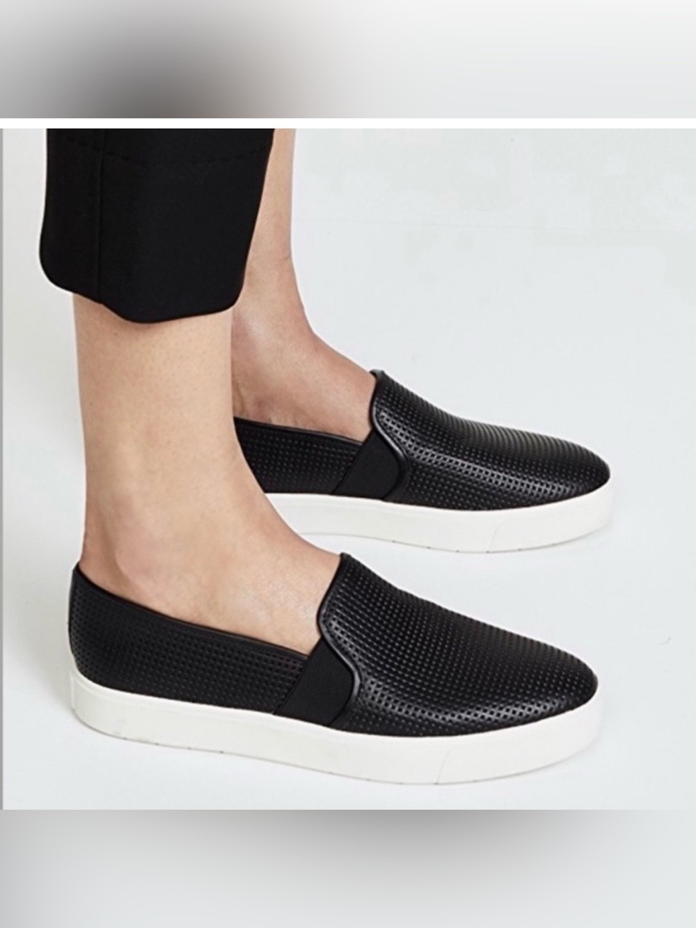 Vince Camuto Blair Slip On Leather Sneakers